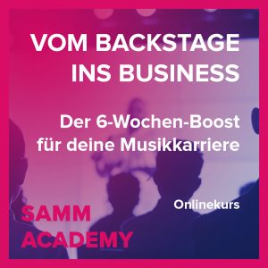 Vom Backstage ins Business