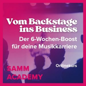 Vom Backstage ins Business