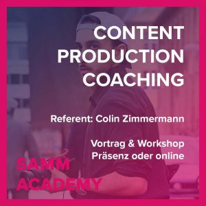 Content Production Coaching
